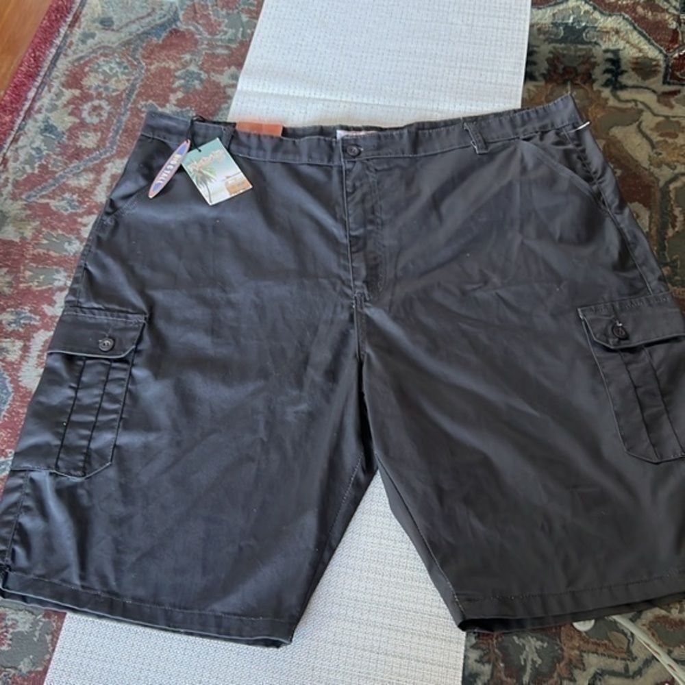 HUNTINGTON Beach Club , regular fit , size48,Gray cargo shorts, BIG & TALL.